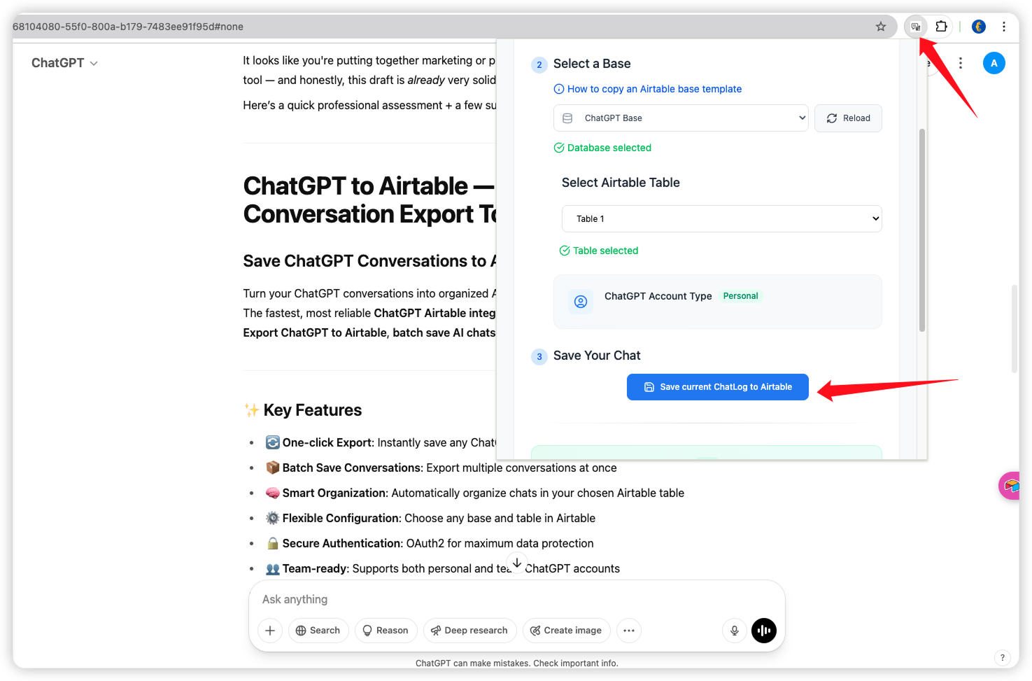 Airtable integration